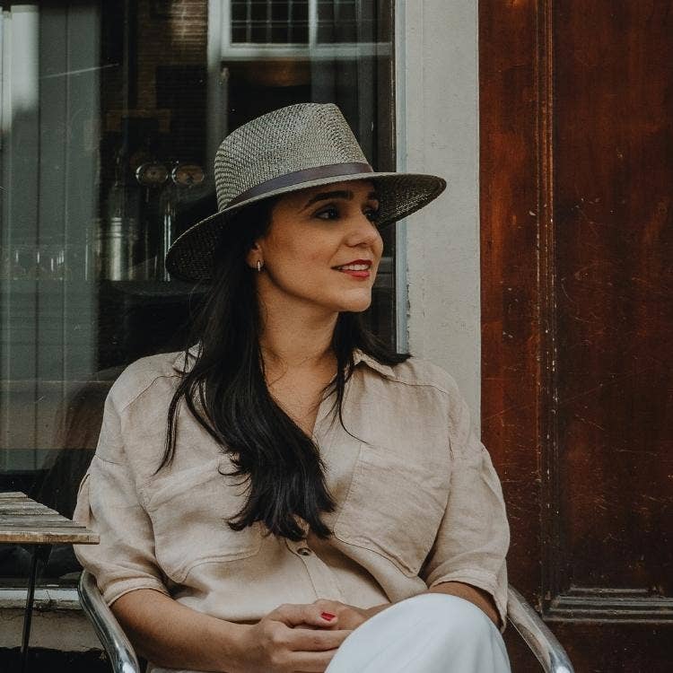 Sandoval Hats - Wholesale Fedora - Women's - Veracruz · Green panama style hat9