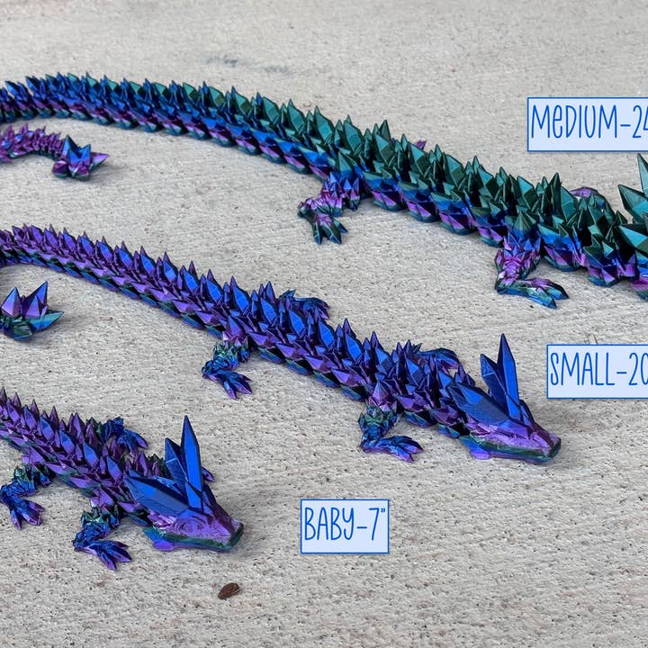 LNZ Custom Design - Wholesale Fidget Toy - Kids - Crystal Dragon