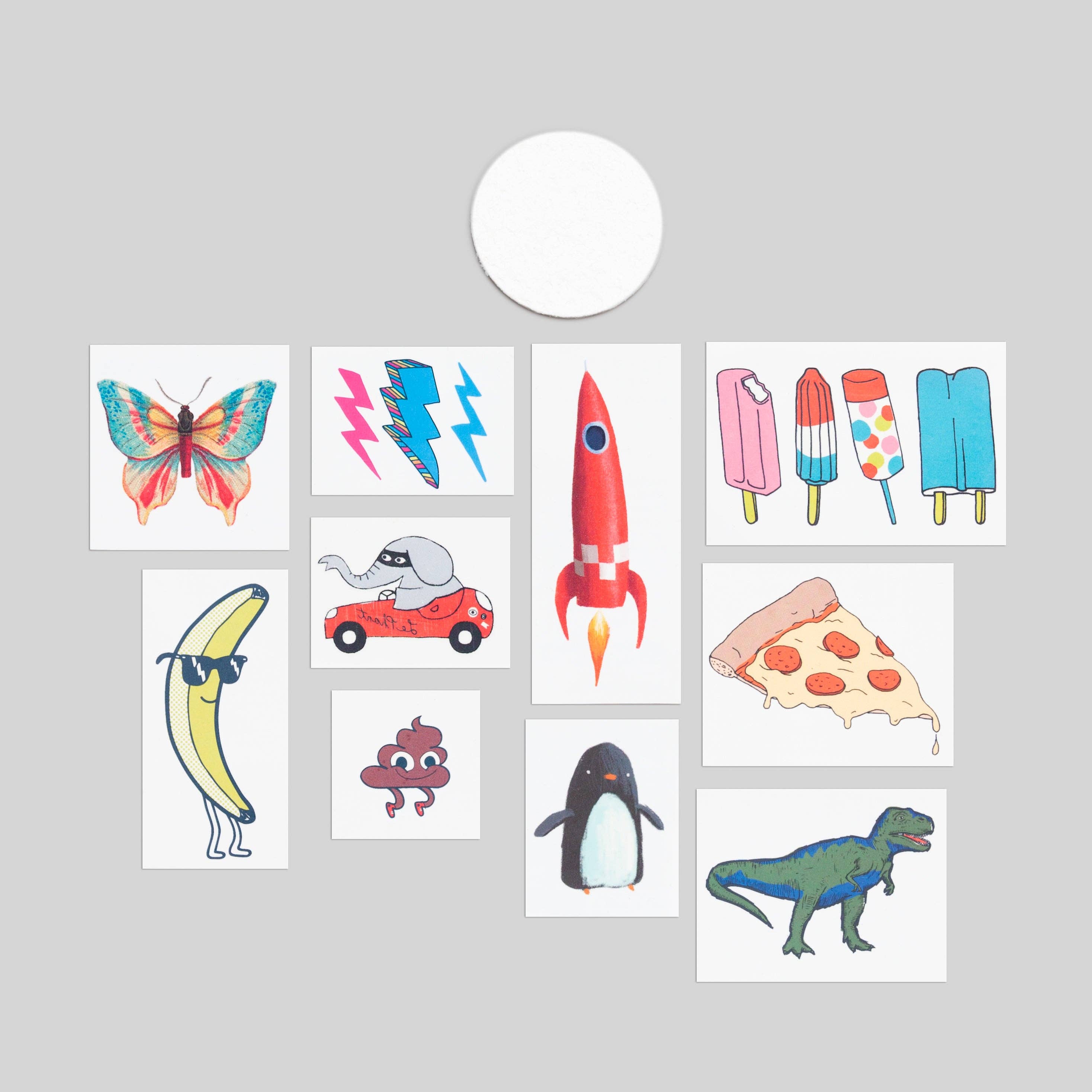 Tattly - Vente Tatouages temporaires - Boîte à tatouages Tiny Funner3