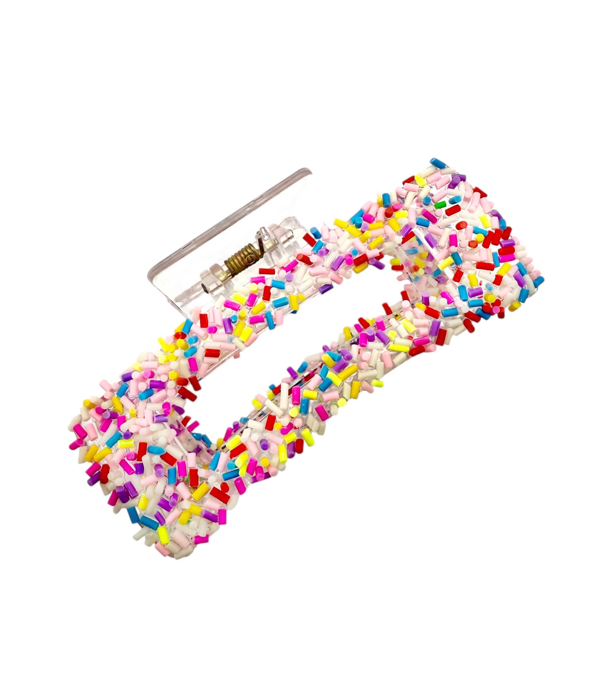Mavi Bandz - Wholesale Hair Clip - Women's - Sprinkles Rectangle Candy Hair Claws for Girls and Women