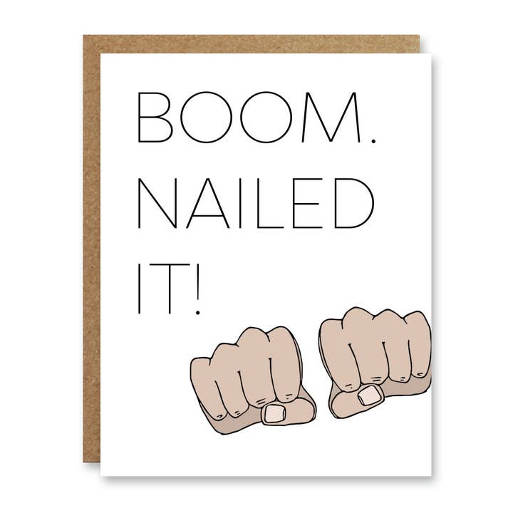 Naglet Det Card for engroshandel hos Boo To You