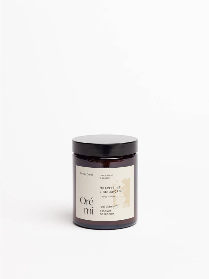 Grapefruit & Sugar Cane 180ml Candle for wholesale by Oré mi