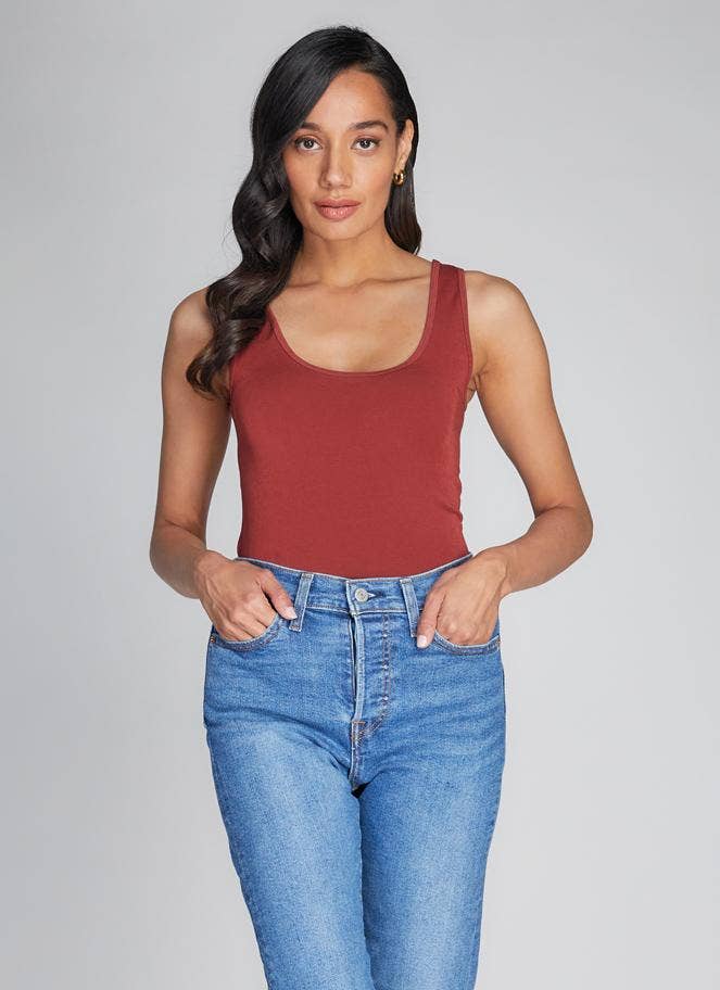 C'est Moi Clothing Co - Wholesale Tank Top - Women's - Bamboo Double Scoop Tank- CEBT111040