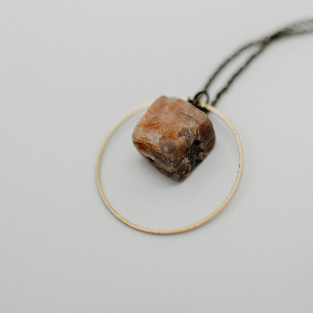 Seeds - Wholesale Pendant/Charm Necklace - Medina Seeds Pack | Rough Cut Semi-Precious Stones Brass7