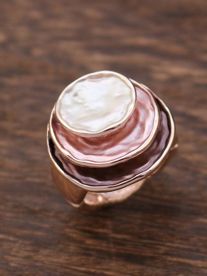 Bohemian Multi Layered Ring R2581 for wholesale by Ole