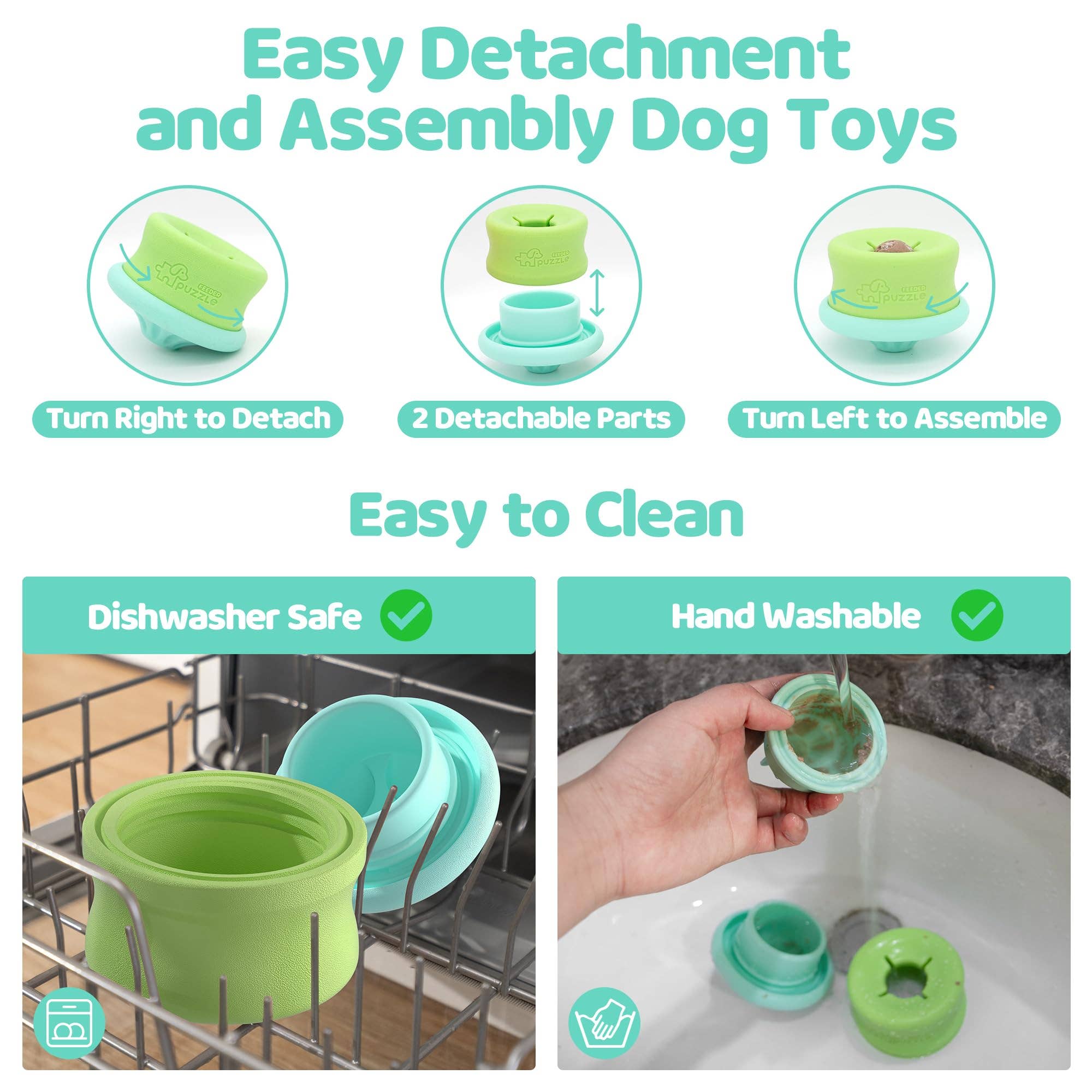 Pet Future llc - Vendita all'ingrosso Giocattolo - Cani - Giochi interattivi Puzzle Feeder per cani, arricchimento e stimolazione3