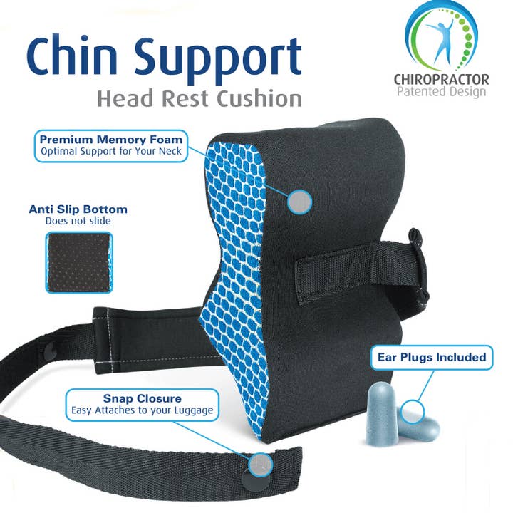 Cloudz - Wholesale Travel Pillow - Cloudz Travel Cozy Chin Support & Headrest Cushion3