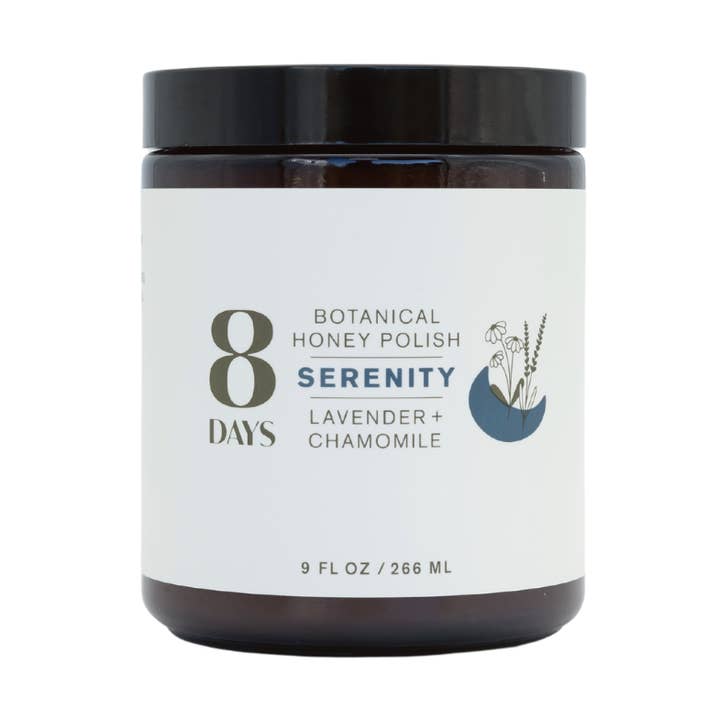 Serenity Honey Body Polish for wholesale by 8 Days Botanicals