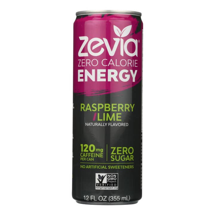 Ware Spark - Wholesale Sports/Energy Drink - Zevia Zero Calorie Energy Drink - Raspberry/lime - Case Of 12 - 12 Fl Oz