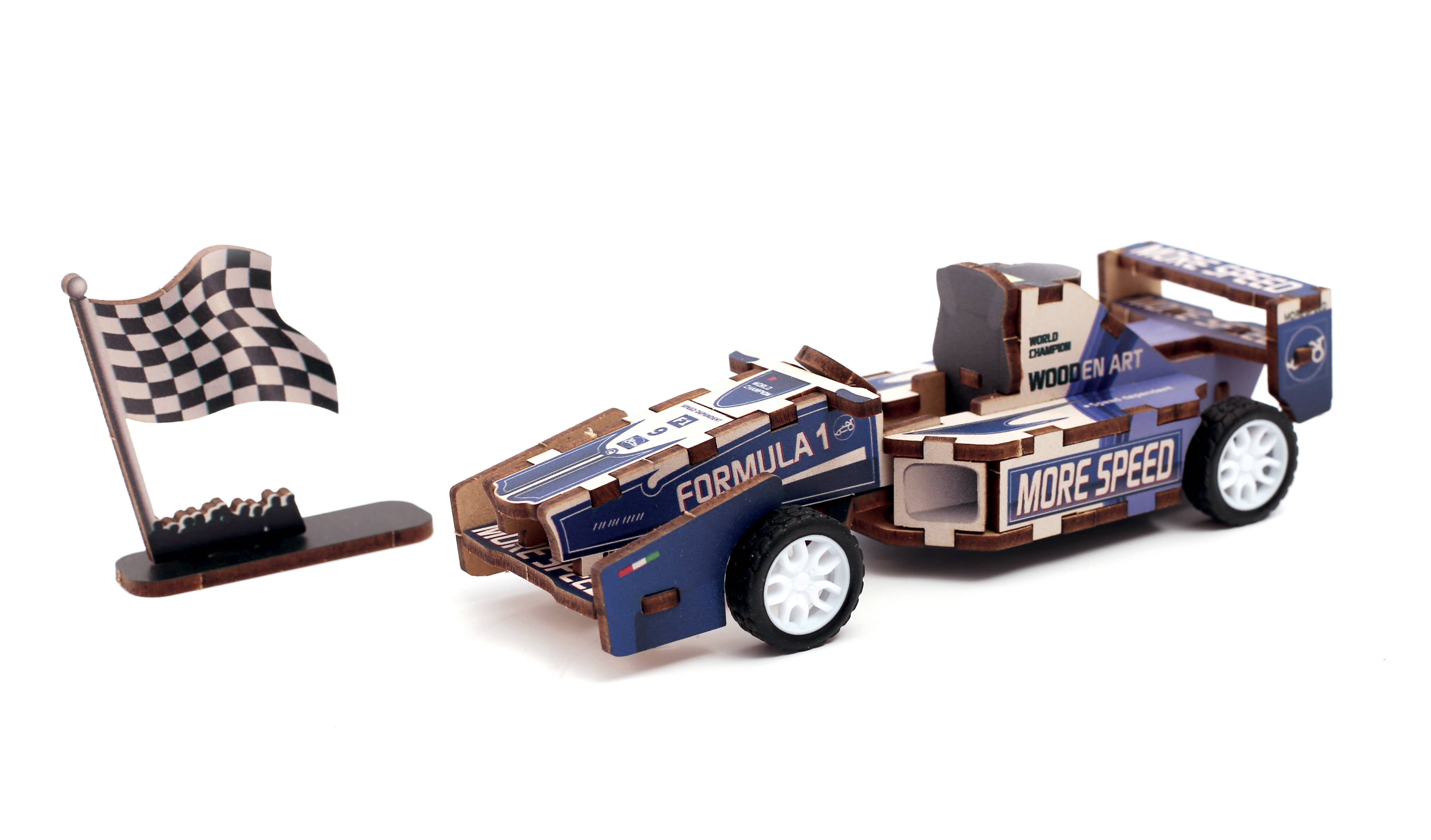 Graine Créative - Wholesale Toy Car/Truck - Kids - 3D WOOD MODEL FORMULA 1 VEHICLE4