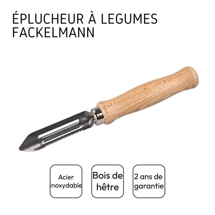 Fackelmann - Wholesale Kitchen Tool/Gadget - Fackelmann Wood Edition vegetable peeler7