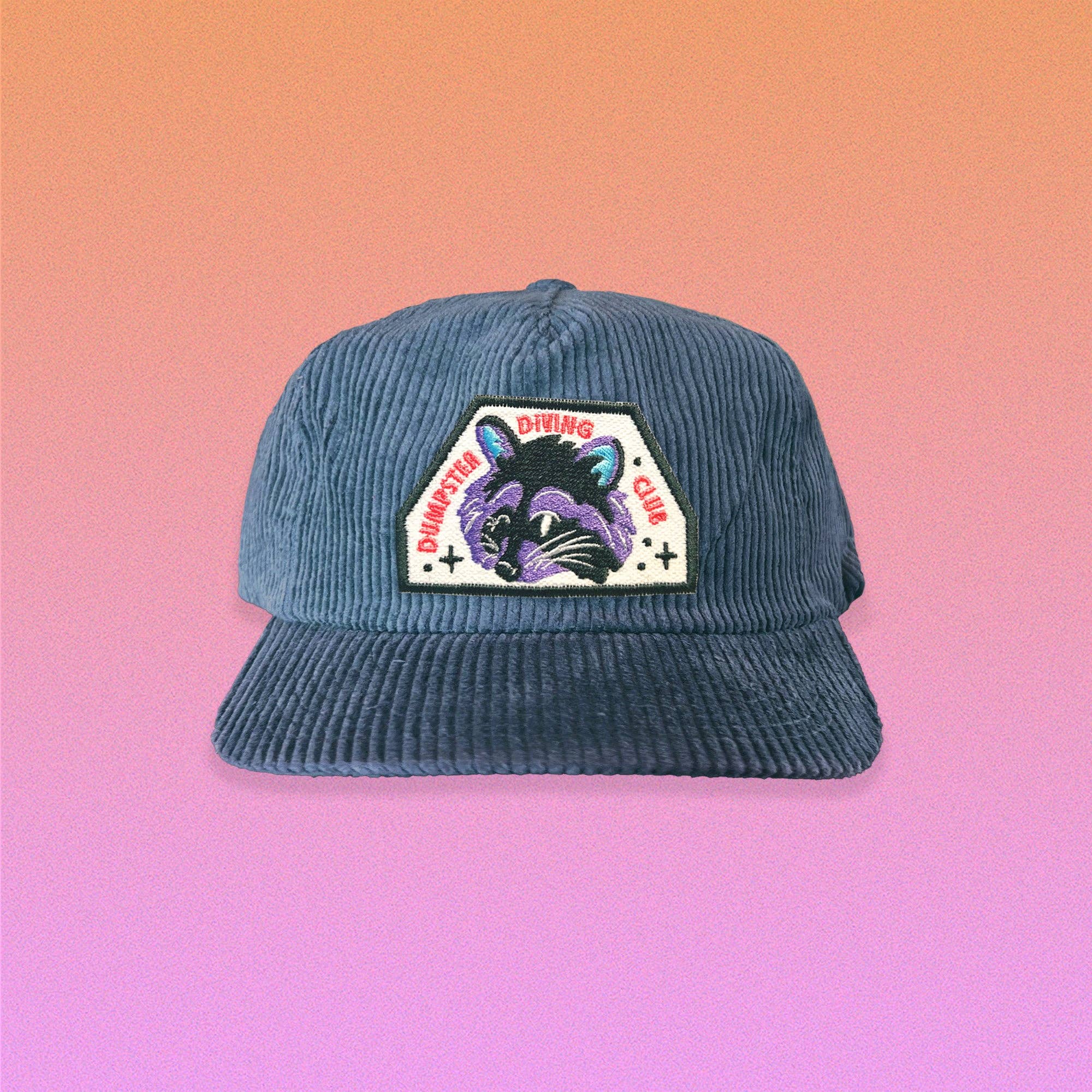 The Space Bureau - Vente Casquette de baseball – unisexe - Chapeau Street Rat en velours côtelé à 5 panneaux5