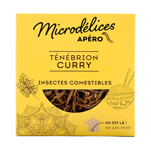 APERO TENEBRION - CURRY - CONFEZIONE DA 28 per la vendita all'ingrosso da parte di MICRONUTRIS