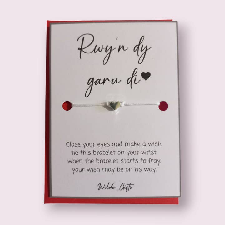 Jag älskar dig Welsh önskar armband för wholesale av Wilde Gifts UK