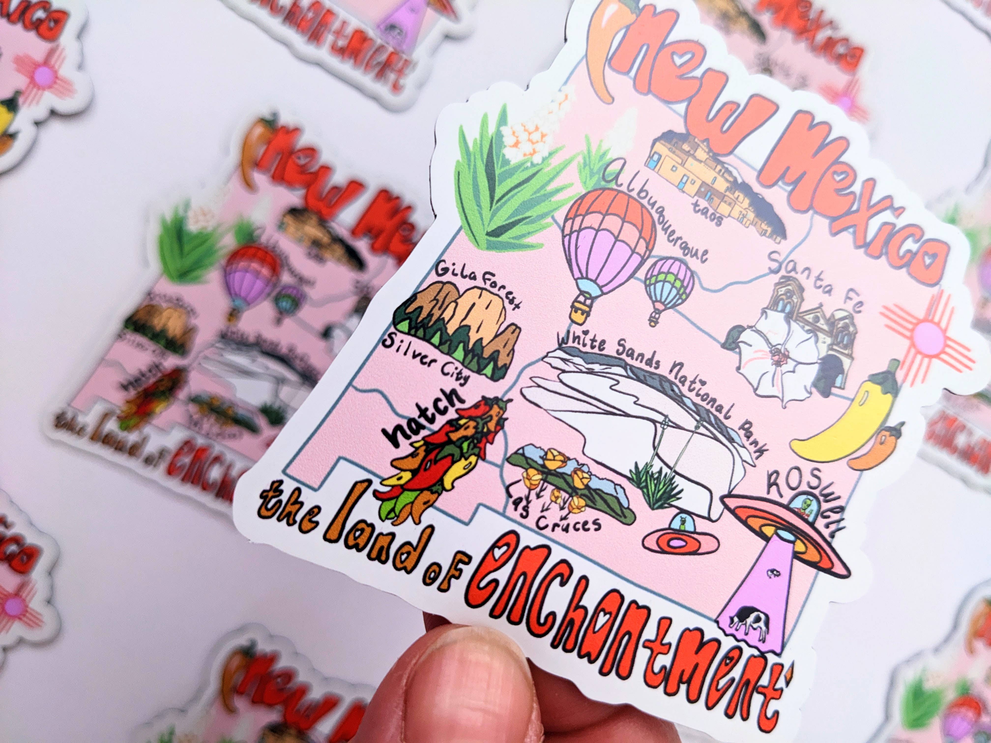 Mary Felker Art and Design - Wholesale Magneet - Magnetsouvenir uit New Mexico, souvenir uit Albuquerque4