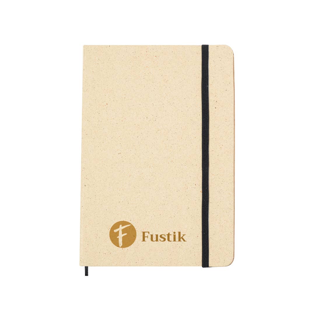 Fustik – wholesale Anteckningsbok – Anpassningsbar anteckningsbok av återvunnet gräs1