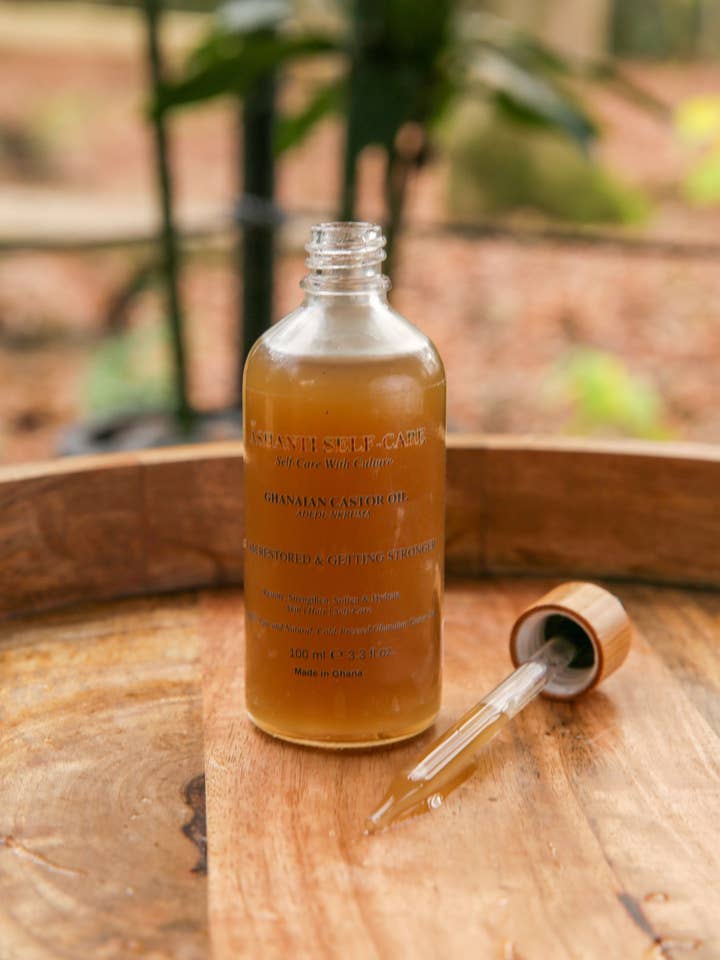 Ghanansk ricinolja (naturligt ansikte/hår/kroppsolja) för wholesale av Ashanti Swimwear