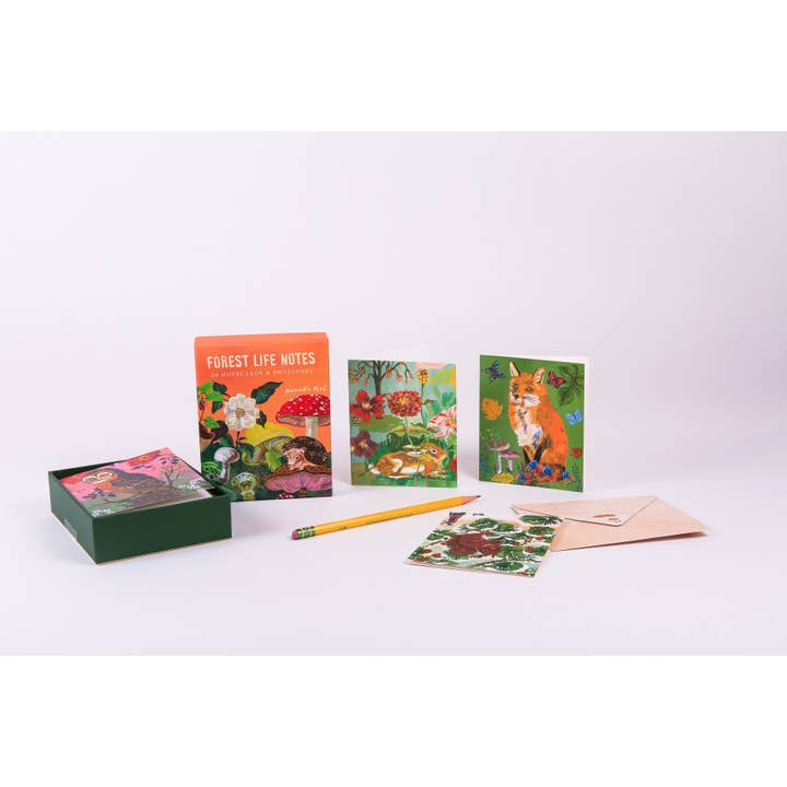 Chronicle Books - Wholesale Stationery/Notecard Set - Forest Life Notes5