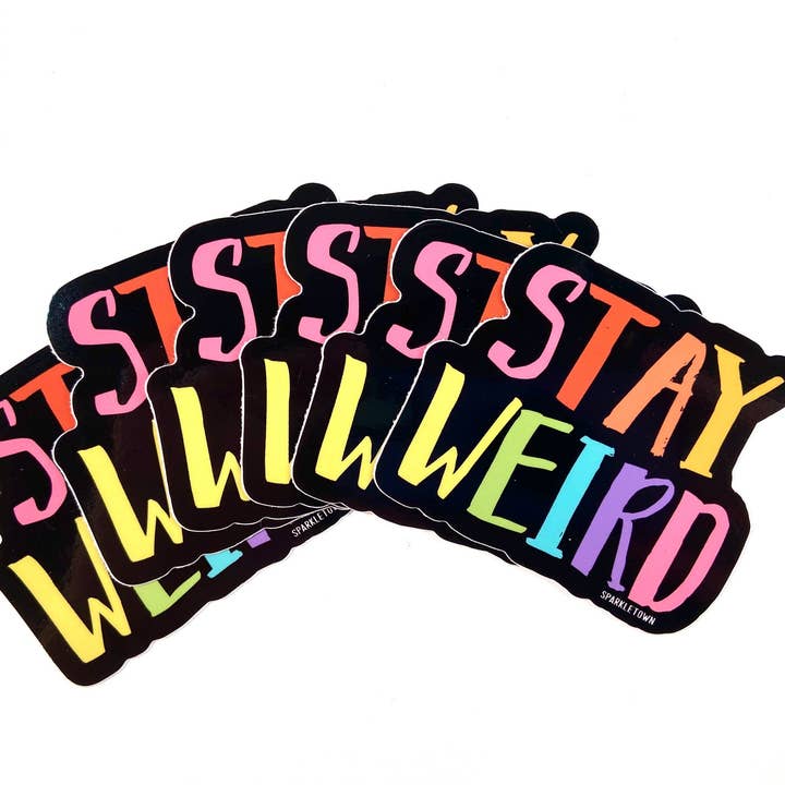 Sparkletown Studios – Engroshandel Klistermærke – Bo Underligt Vinyl Sticker1