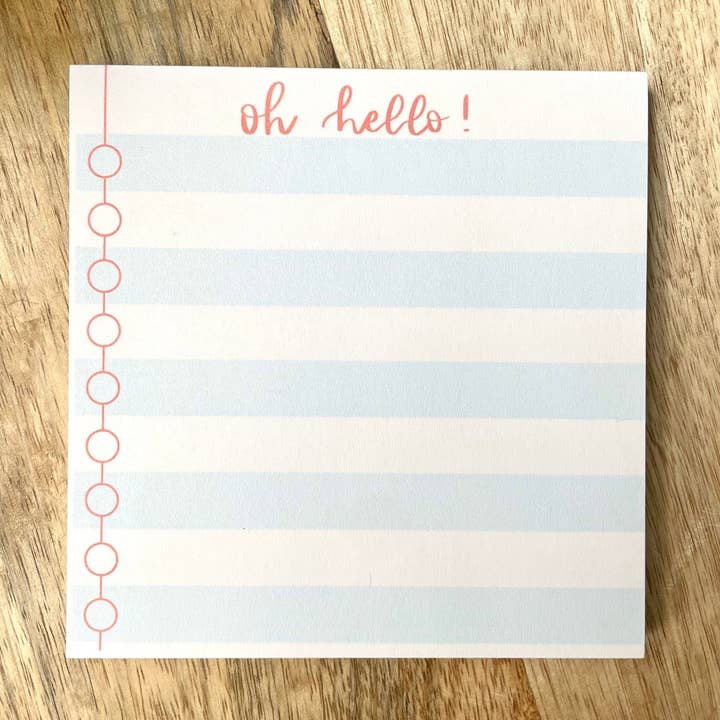Oh Hello Mini Pad for wholesale by Created to Heal