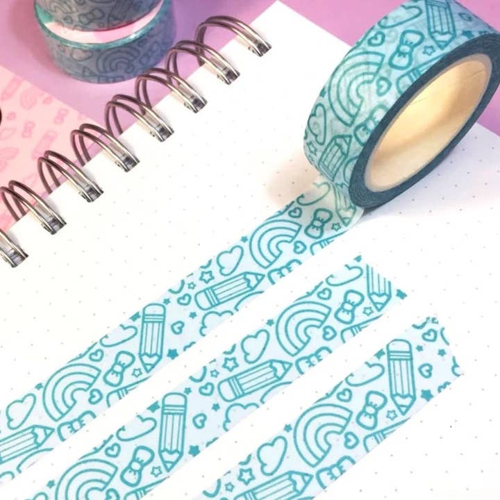 BlueDoodle Washi for wholesale by Nana Sticky Stickers