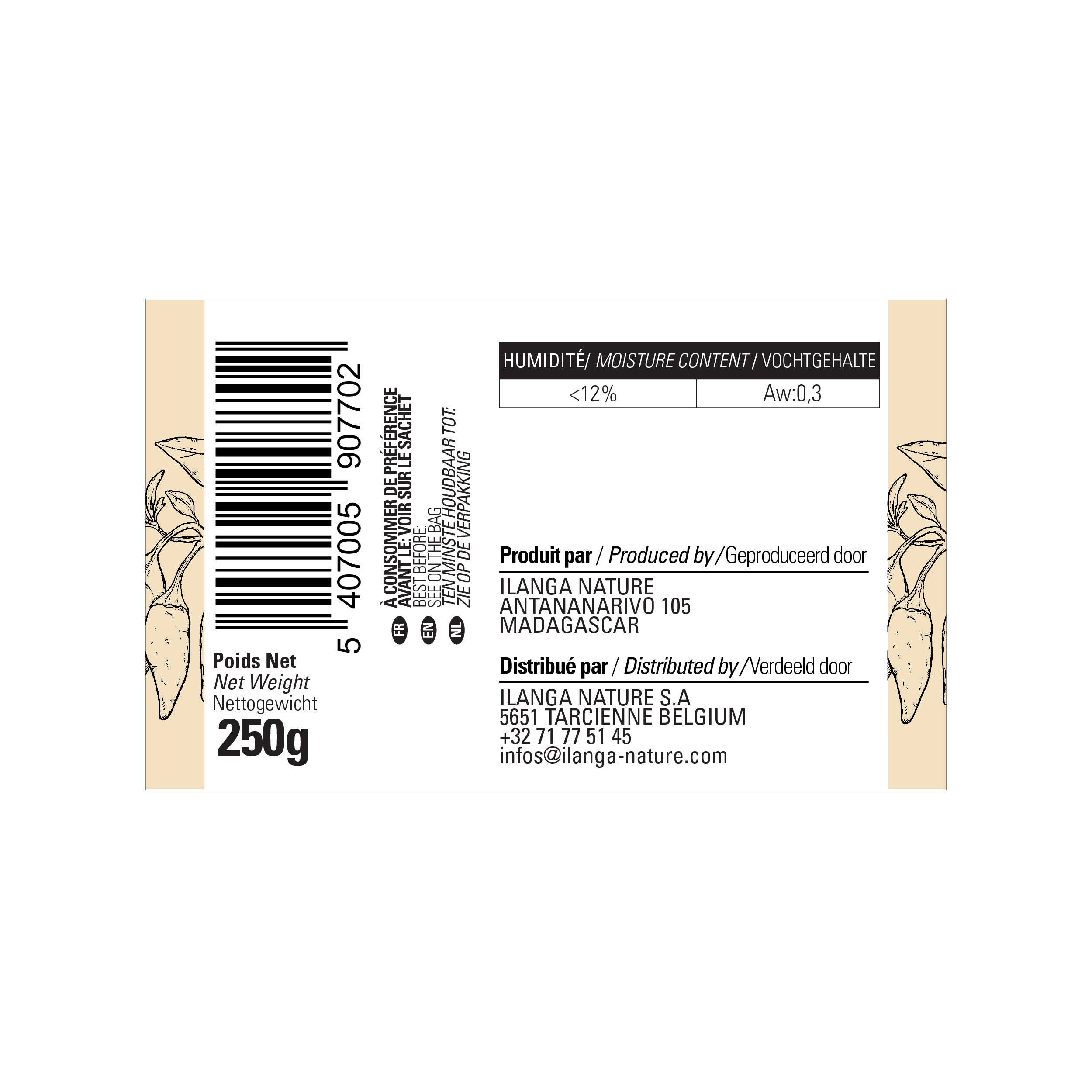 Ilanga Nature - Wholesale Dried Spice - Pili Pili Powder 250g3