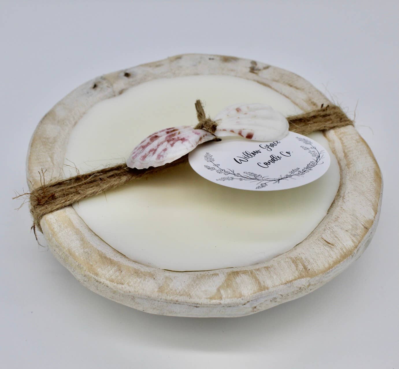 Willow Grace Candle Co - Wholesale Jar/Filled Candle - Mini Round Dough Candle3