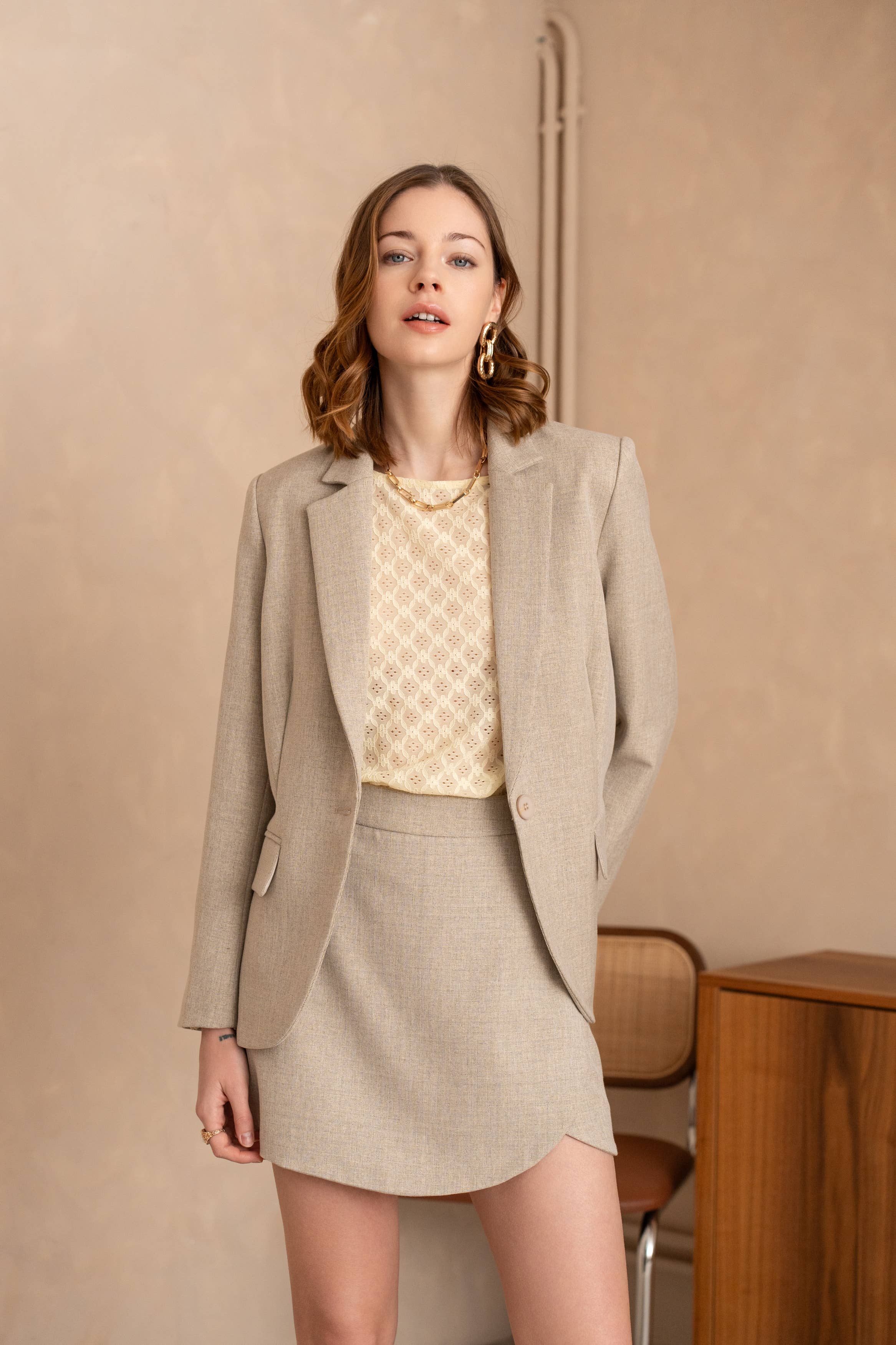 LULUMARY – Großhandel Jacke – Damen – Gerade Jacke V32110