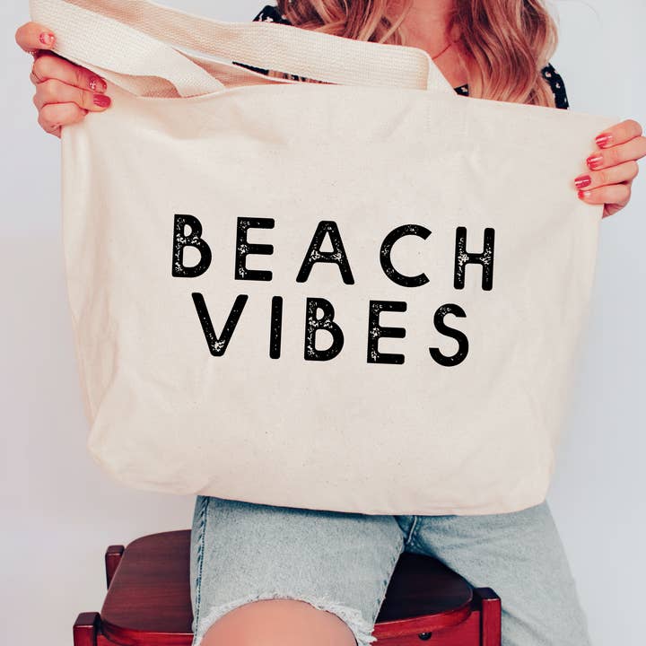 Love You a Latte Shop – Sacola - Mulher por atacado – Sacola Beach Vibes 2 TAMANHOS
