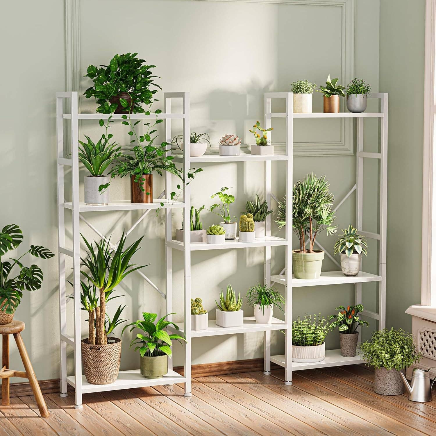 White 11 Shelf Open Display Bookcase For Home Office for wholesale on Faire3