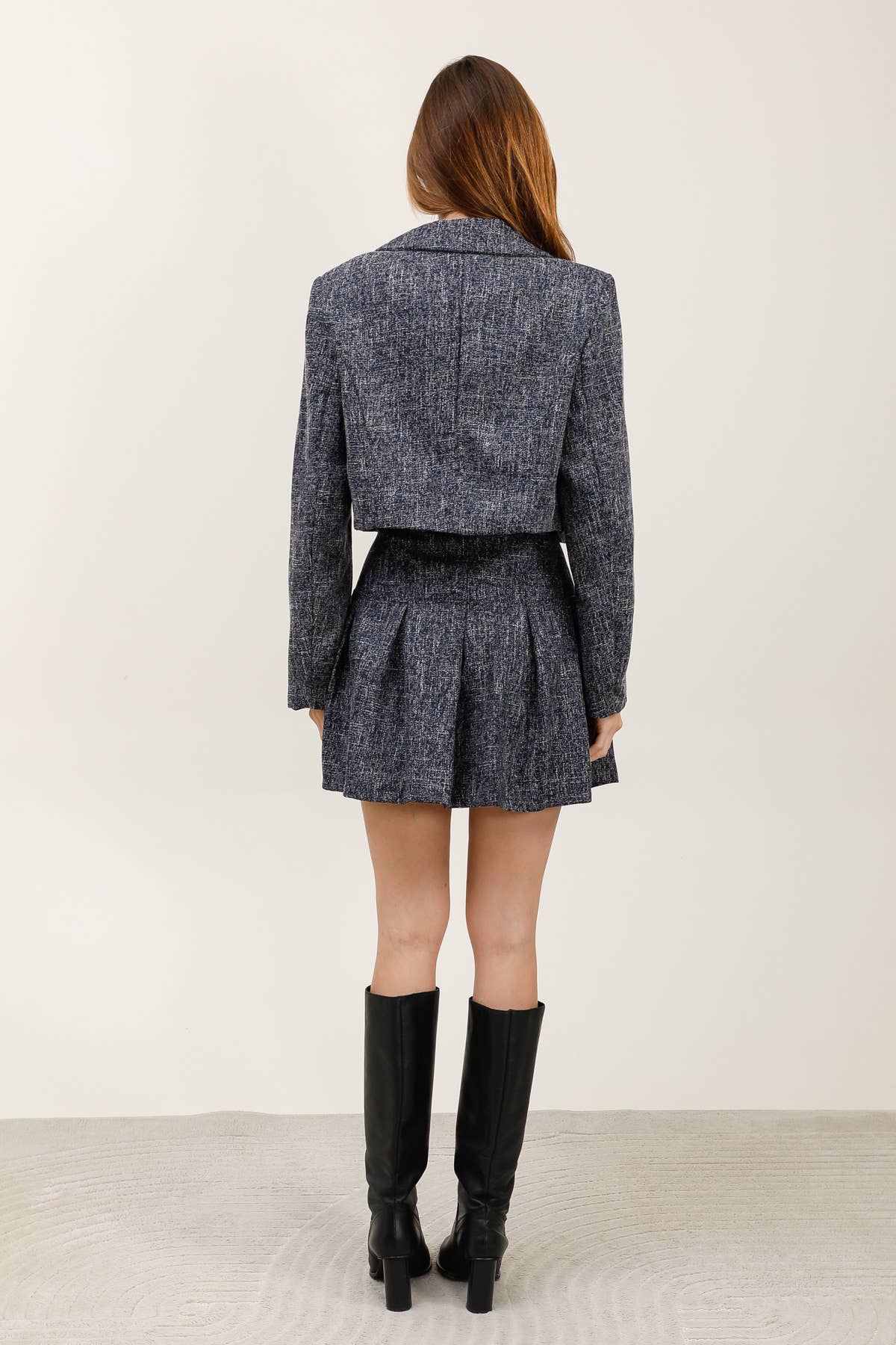 MOOYA - Venta al por mayor Conjuntos de top y pantalón corto (NO para estar en casa) - Mujer - Conjunto chaqueta y falda-pantalón CHA0053