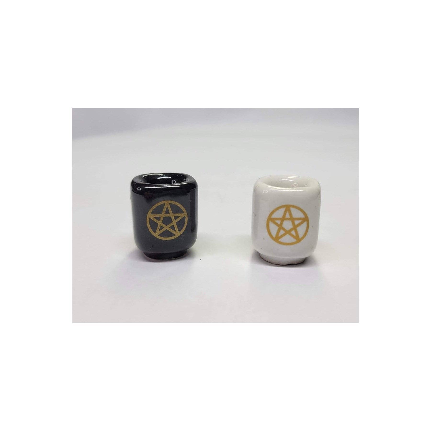 My Magic Place Shop - Wholesale Candle Holder - Ceramic Chime Candle Holder, Pentacle, Candle Holder , Altar5