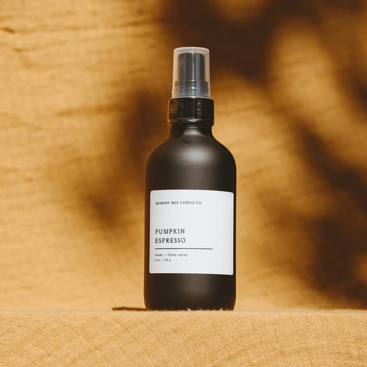 Pumpkin Spice - Room + Linen Spray for wholesale by Memory Box Candle Co.