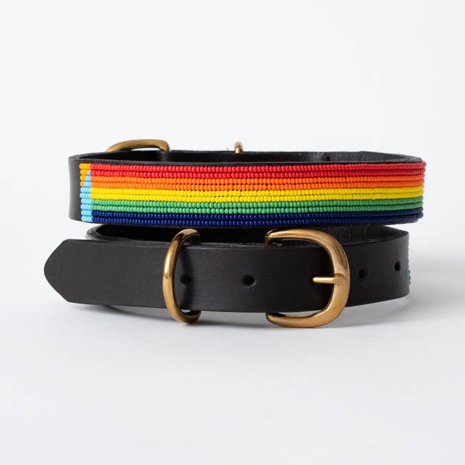 Stripe Dog Collar for wholesale by Ubuntu Life