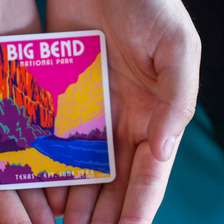 Cacti Rebel - Wholesale Sticker - Big Bend Whimsical Sticker1