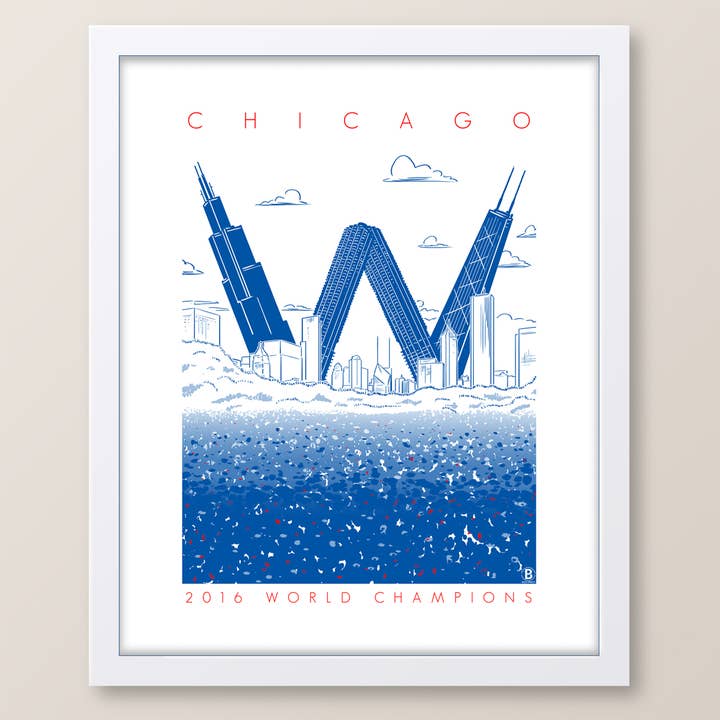 Chicago World Champions Print for wholesale by Bozz Prints
