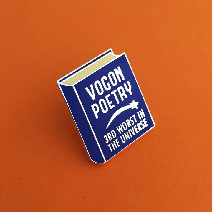 Hand Over Your Fairy Cakes - Wholesale Lapel Pin/Button - Vogon Poetry - Hitchhiker's Guide to the Galaxy - Enamel Pin