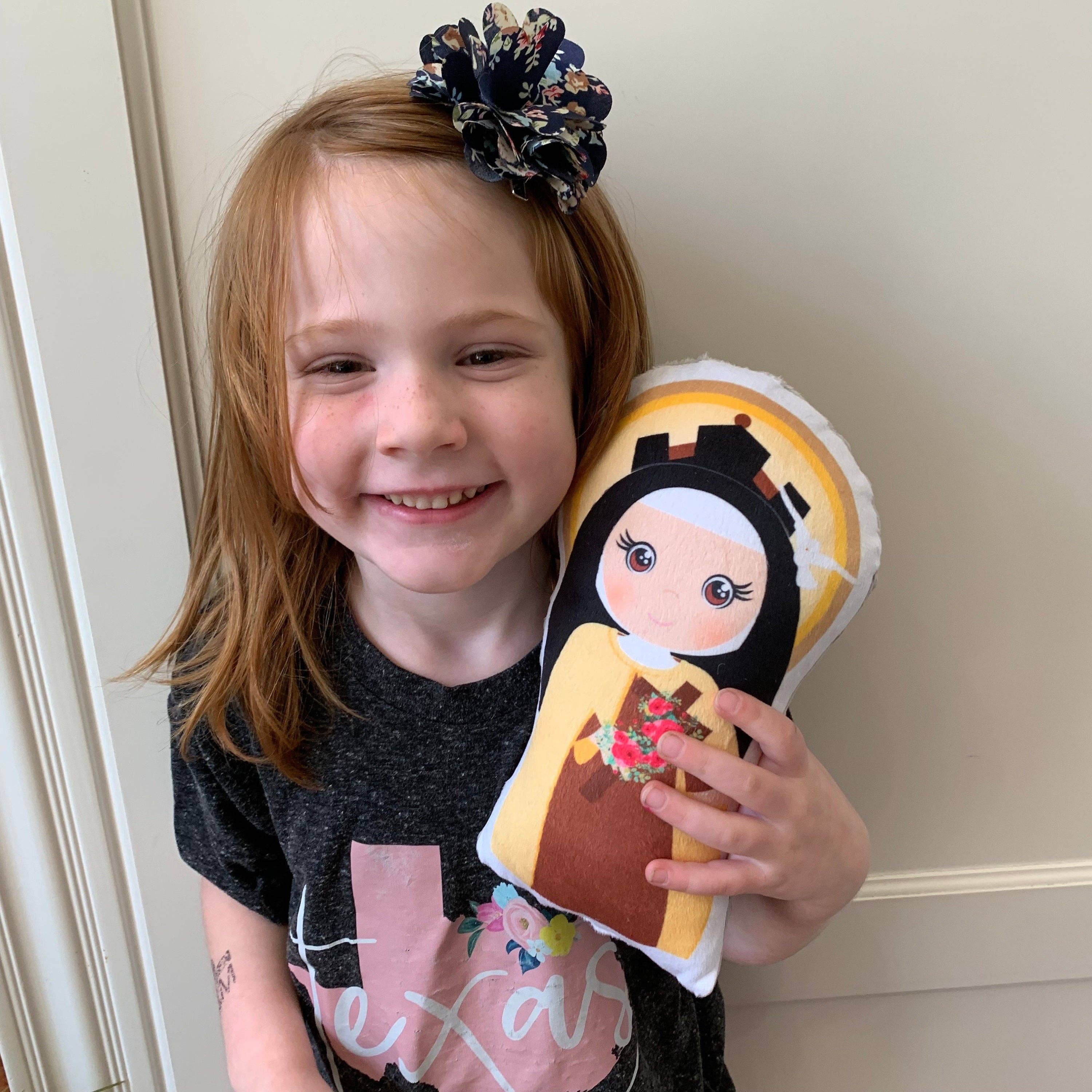Meyer Market Designs - Wholesale Doll - Kids - St. Therese of Lisieux Stuffed Saint Doll. Saint Gift. Easter Gift. Baptism. Catholic Baby Gift. Saint Therese Gift. St. Therese Doll.1