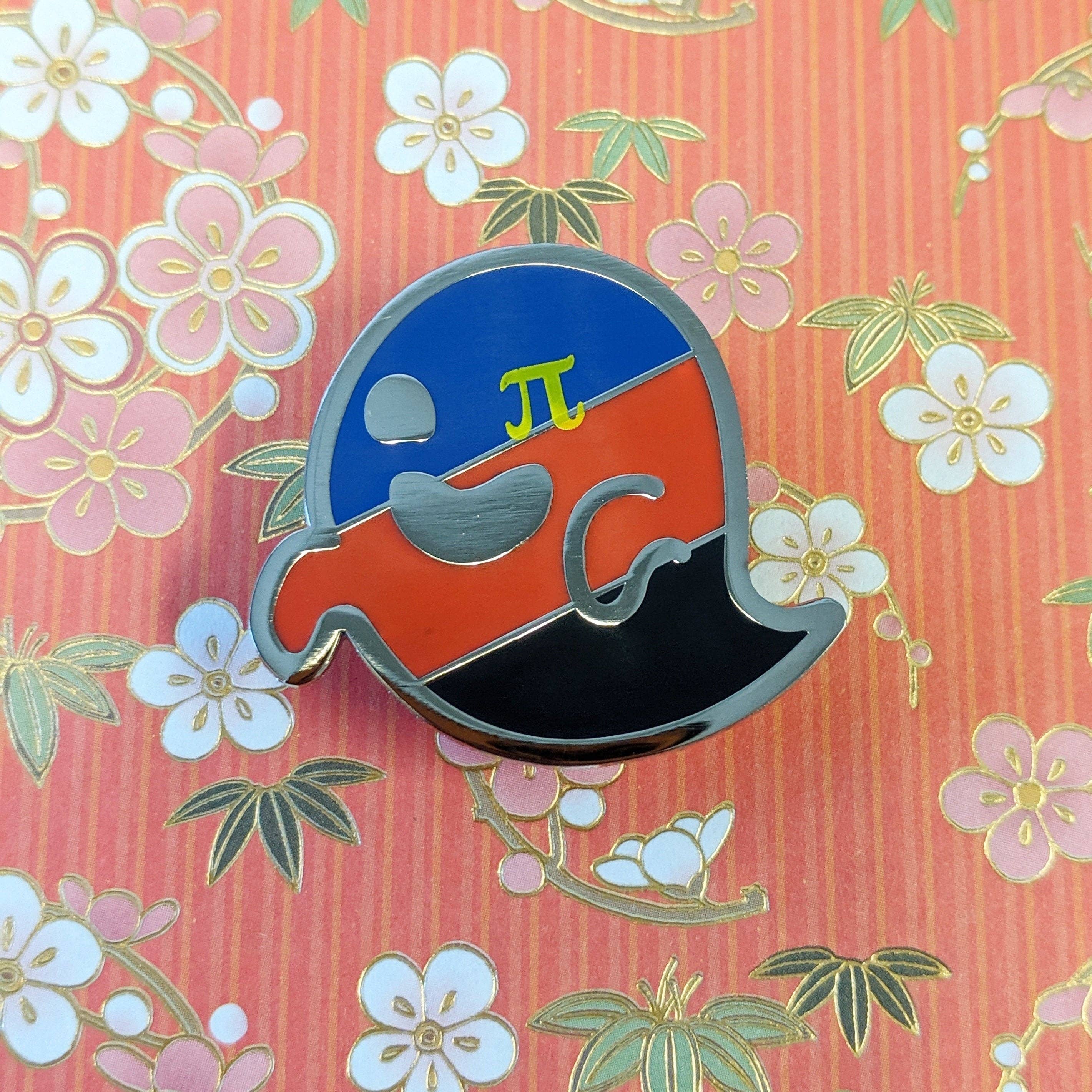 Cunning Linguist Co. - Vendita all'ingrosso Spilla da bavero - Polyphamtom - poliamore, non monogamia etica, spilla smaltata fantasma dell'orgoglio1