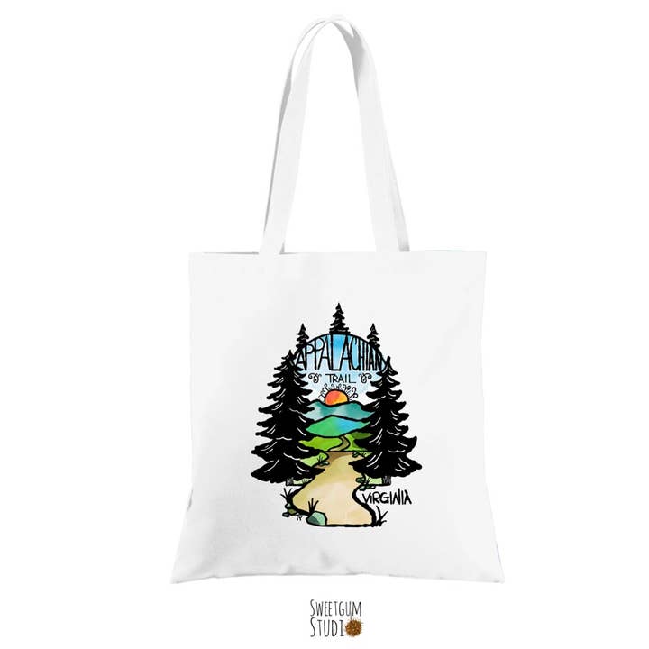 Appalachian Trail Virginia Tote for wholesale by Sweetgum Studio