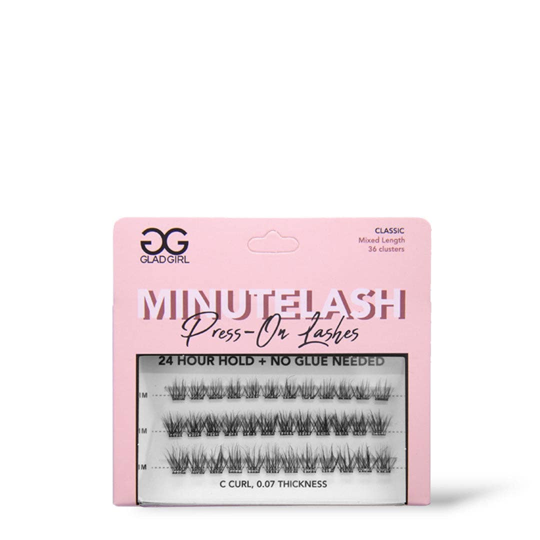 GladGirl - Wholesale False/Fake Eyelashes - MinuteLash Press-On Lashes - 36 Pre-glued Clusters0