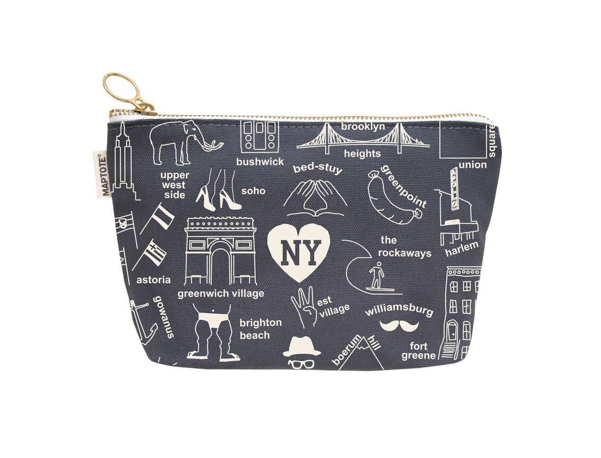 Maptote - Wholesale Pouch - Women's - New York City Zipped Pouch1