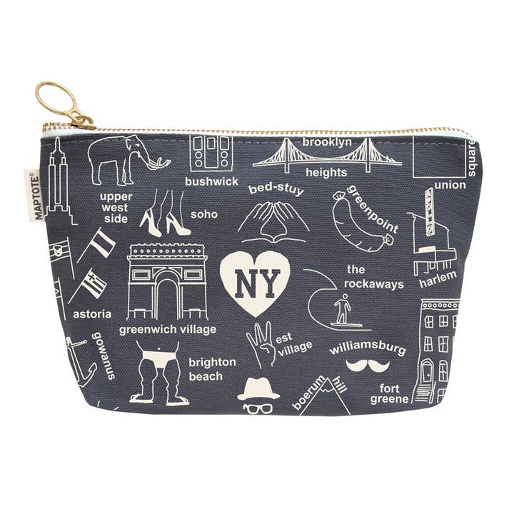 Maptote - Wholesale Pouch - Women's - New York City Zipped Pouch1
