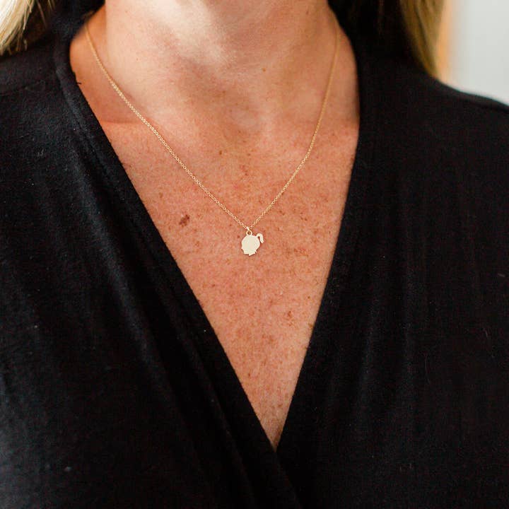 Ready to Ship - Classic Silhouette Charm Necklace - Tiny for wholesale by Vana Chupp Studio