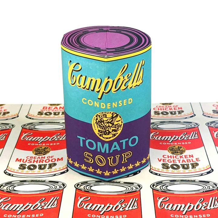Poposition Press - Wholesale Everyday Greeting Card - Andy Warhol Campbell's Soup Can Pop Up Greeting Card1