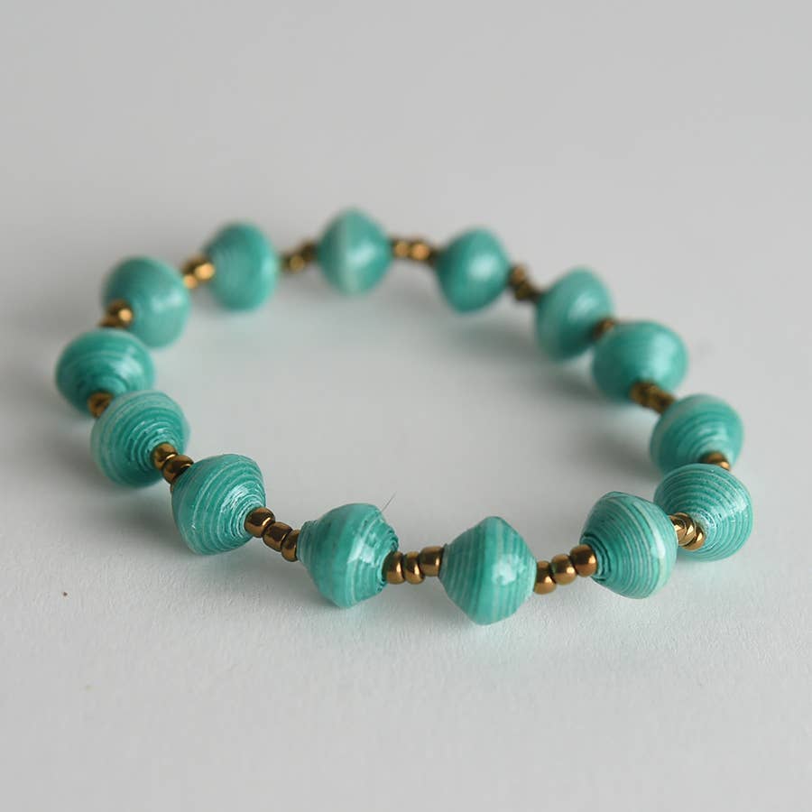 Project Have Hope - Vendita all'ingrosso Bracciale con perline - Bracciale in carta elasticizzata a righe3