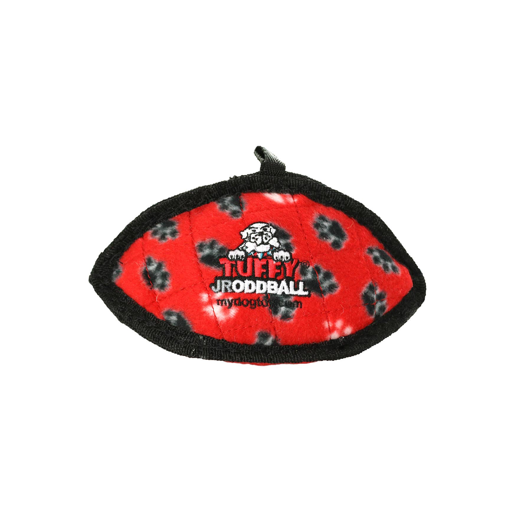 Tuffy Dog Toys - VIP Products - Wholesale Pet Toy - Dog - Tuffy Jr Odd Ball - Red Paw, Tough, Durable Dog Toy
