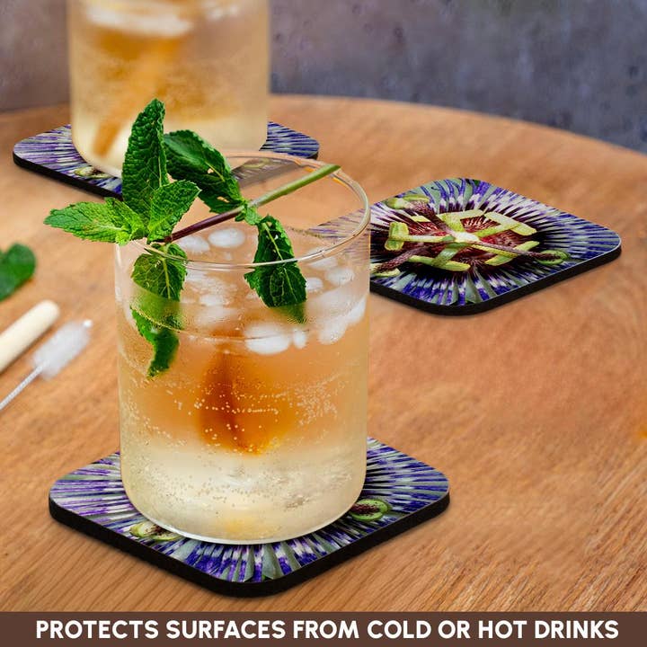 3dRose - Wholesale Coasters - 3dRose, Close Up of The Centre Of a Passiflora Flower, Coaster9