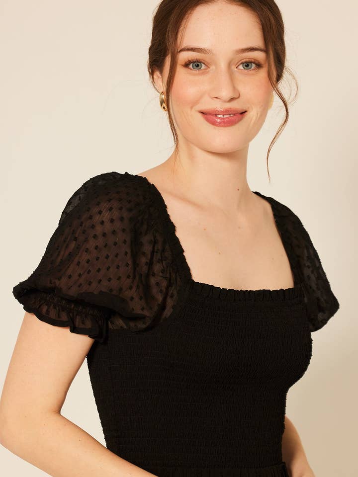 Black La Cruz Dress for wholesale on Faire3