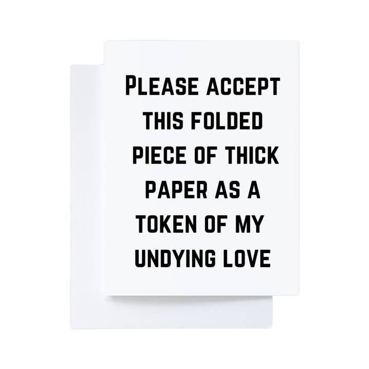 Cryptic Paper Co. - Wholesale Love Card - Sarcastic Love Greeting Card for Any Occasion 2
